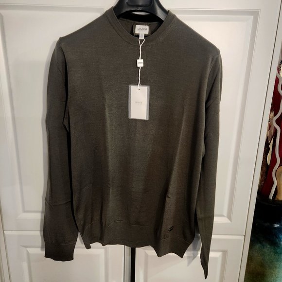 Armani Collezioni Pure Virgin Lana Wool Sweater - Picture 1 of 9